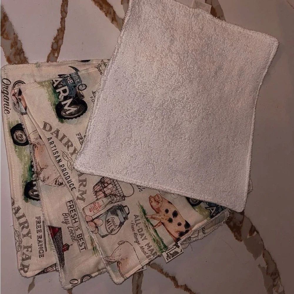 Farm Print Rags - Picture 4 of 4